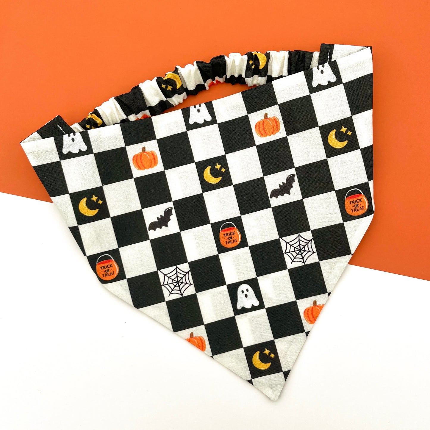 Spooky Check Bandana