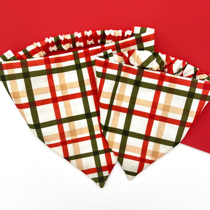Festive Check Bandana