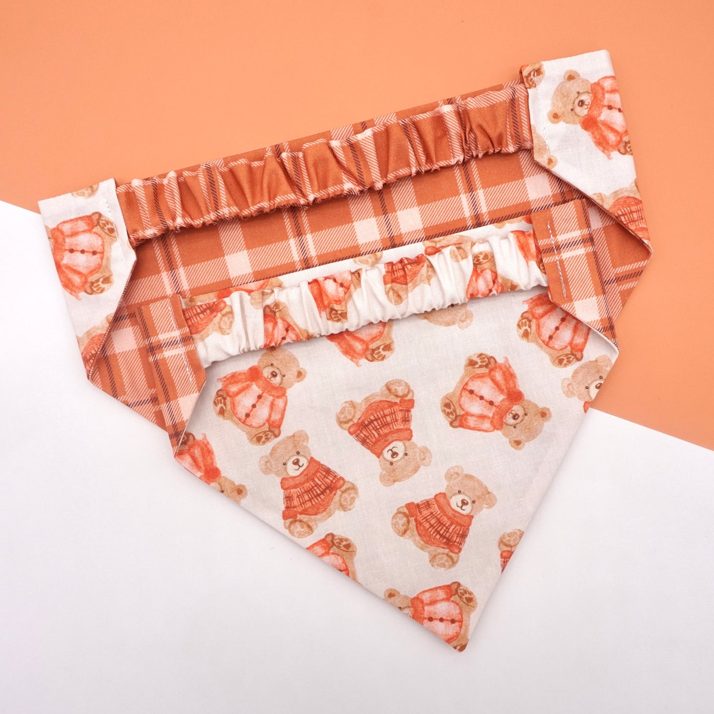 Reversible Toasty Teddies Bandana