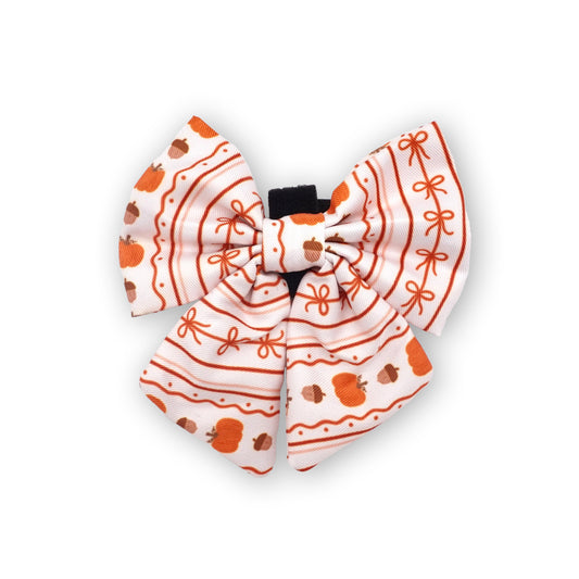 Pumpkin Season Sailor Bow