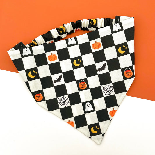 Spooky Check Bandana