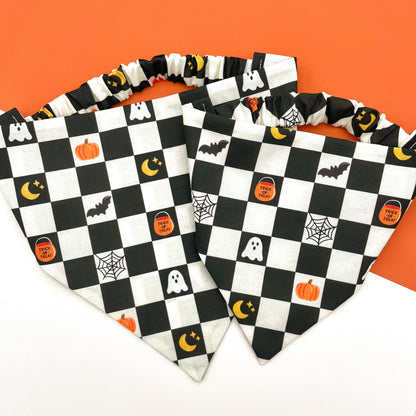 Spooky Check Bandana