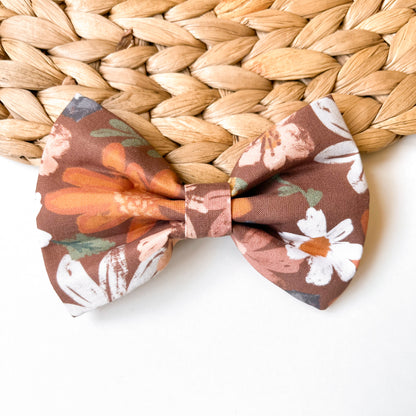 Copper Bloom Bow Tie