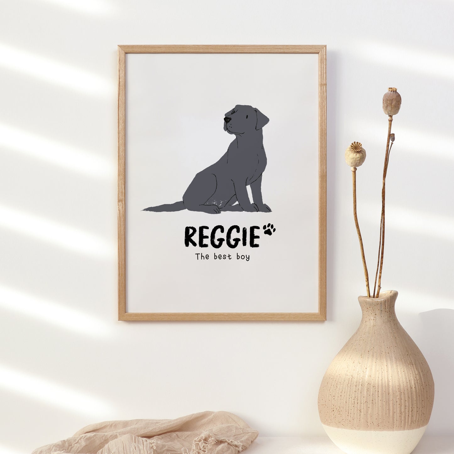 Labrador Print | Custom Name & Quote