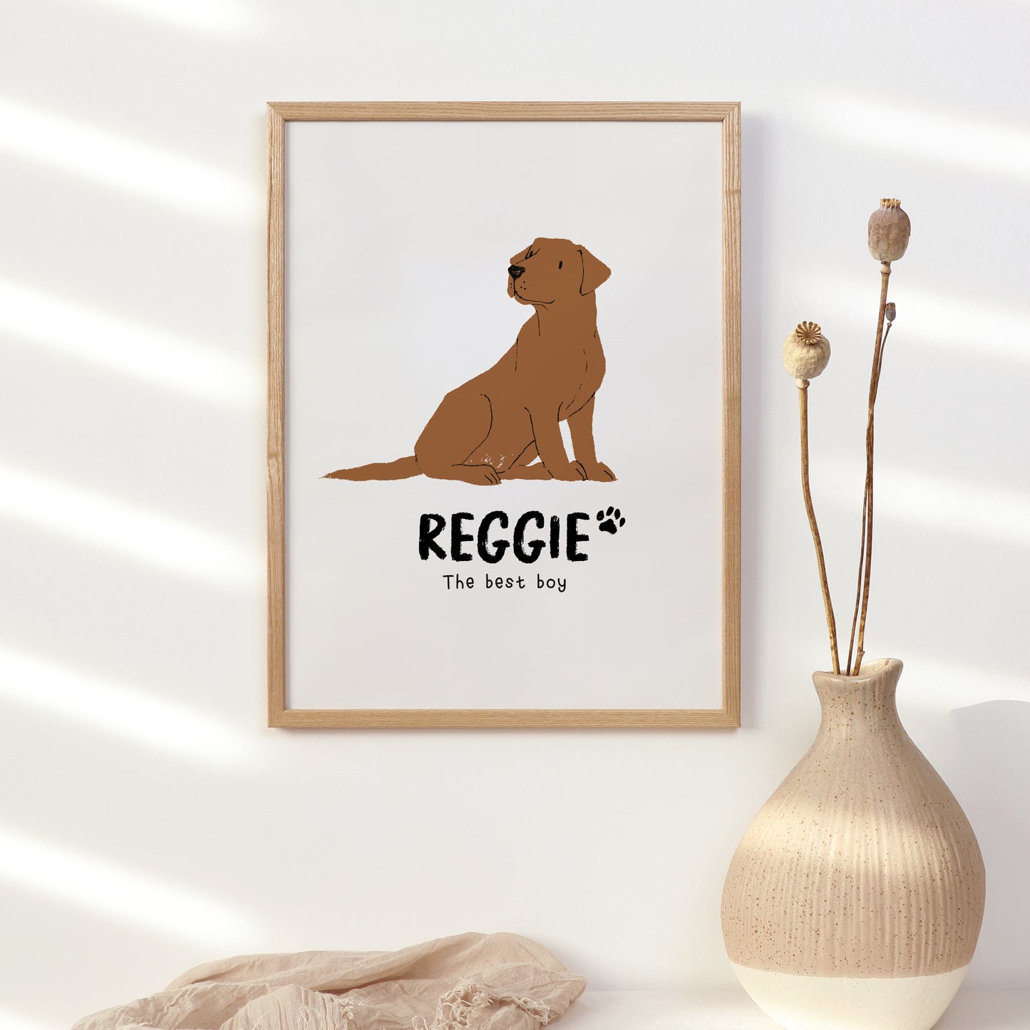 Labrador Print | Custom Name & Quote