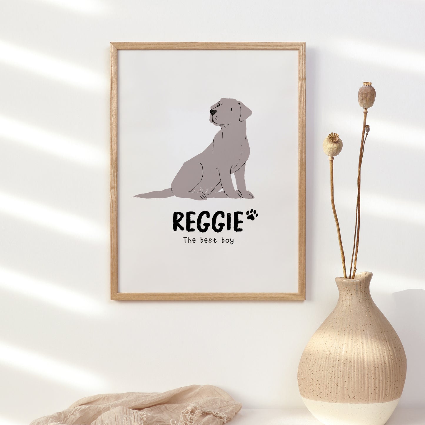 Labrador Print | Custom Name & Quote