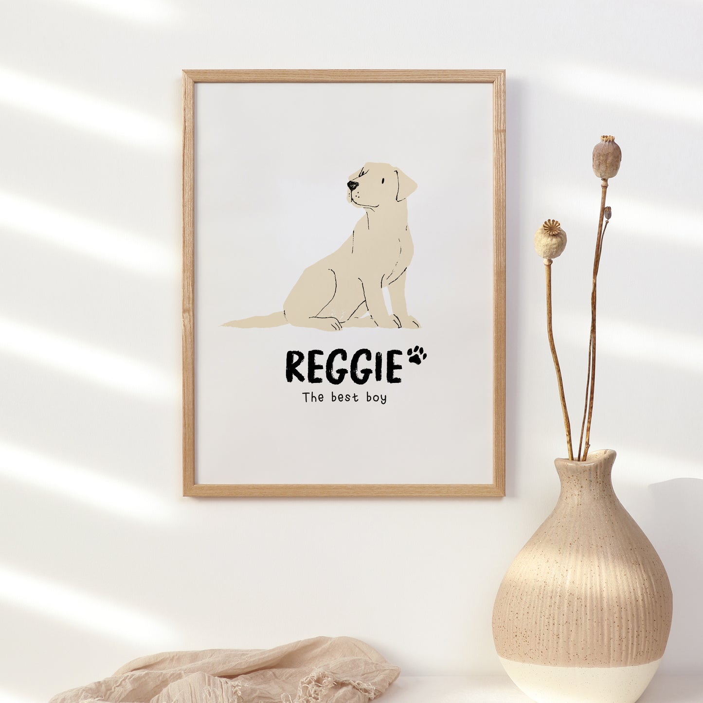 Labrador Print | Custom Name & Quote